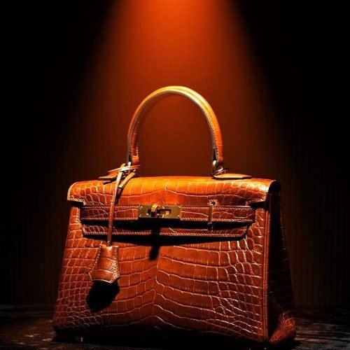 a-single-structured-luxury-handbag-resting-on-a-bl